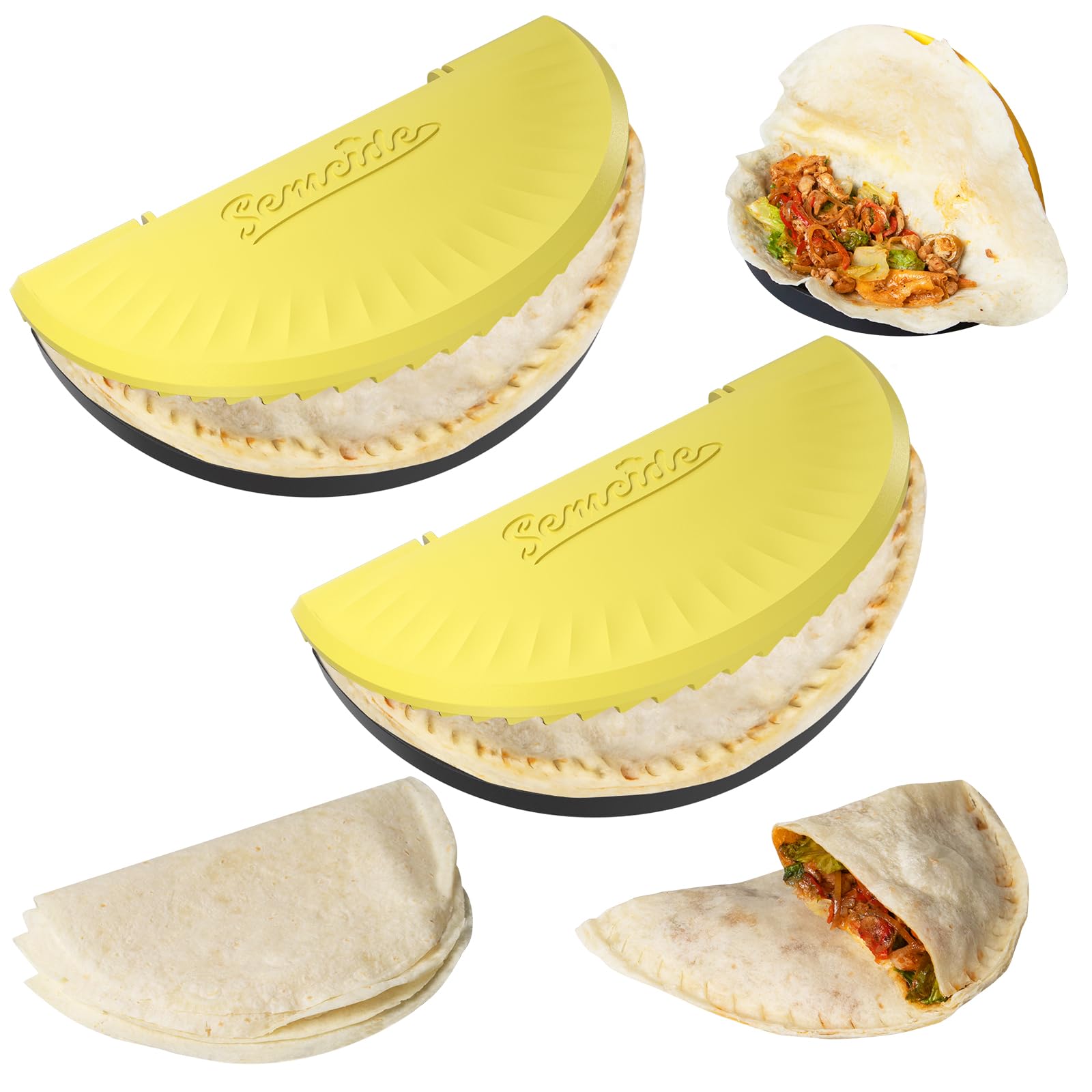 Semcide sellador de tortillas de 10-12 pulgadas facilita un sellado seguro
