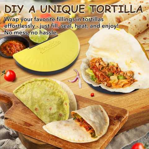 Tortilla Semcide con forma redonda para sellado limpio