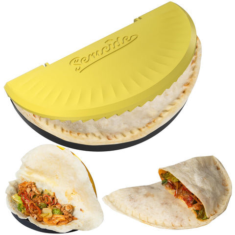 Semcide Tortilla Sealer con forma dumpling para rellenos fáciles y divertidos