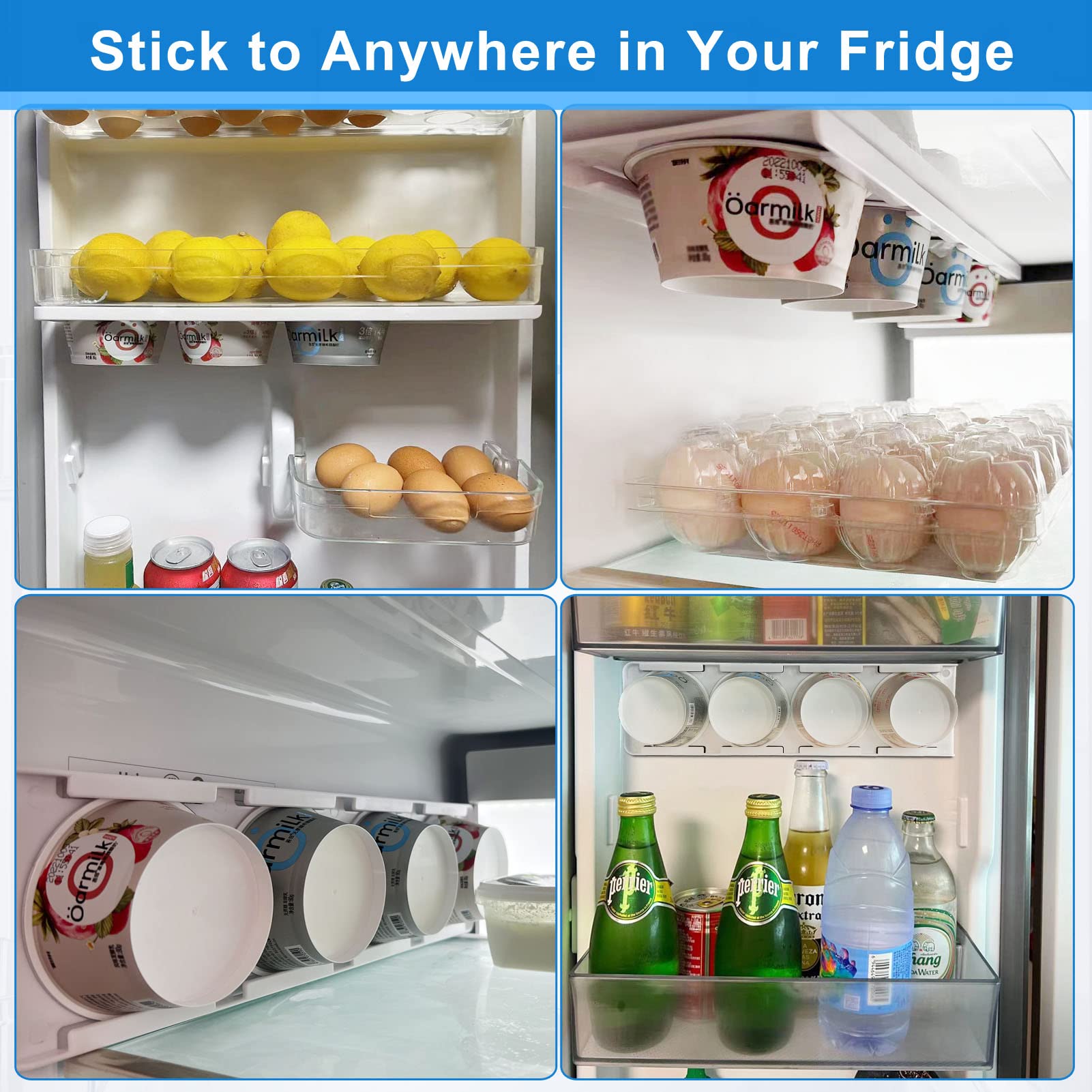 Uso diario para yogur griego y vegano, práctico y ordenado.