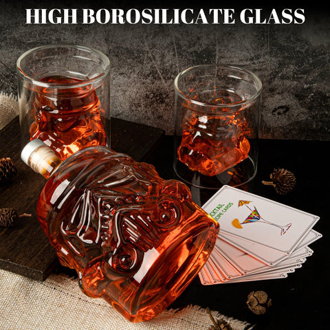 Semderm decantador con vasos de 150 ml, ideales para compartir