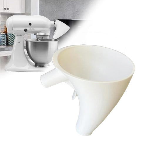 Semihacker embudo para KitchenAid KSM150 con encaje preciso que evita derrames.