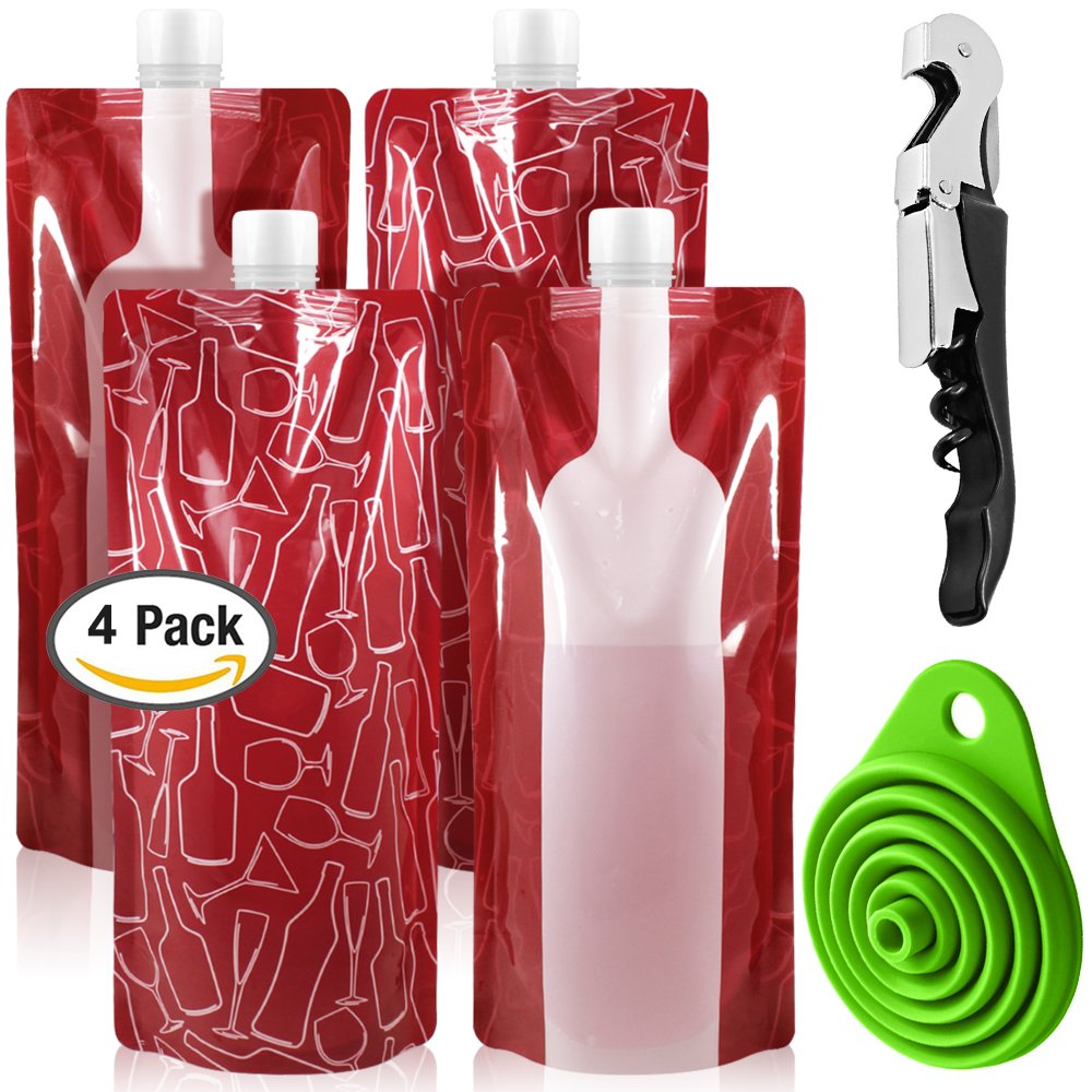 SENHAI bolsa-licor-plegable-750ml, ideal para llevar líquidos.