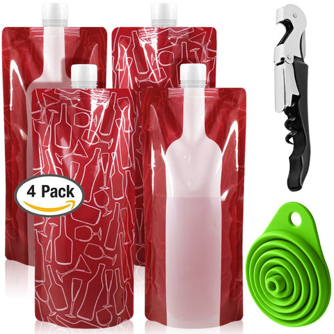SENHAI bolsa-licor-plegable-750ml, ideal para llevar líquidos.