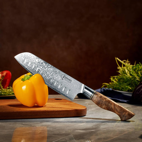 Senken Cuchillos, cuchillo santoku ideal para picar verduras.