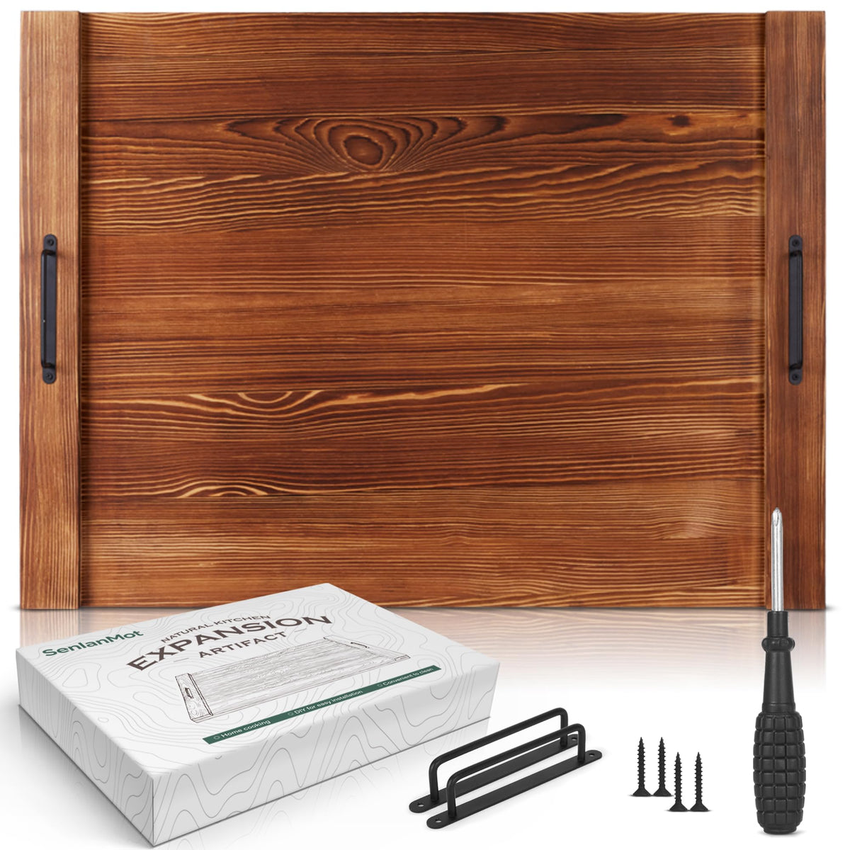 SenlanMot tapa estufa 30.3x21.7, amplia superficie para preparar alimentos.