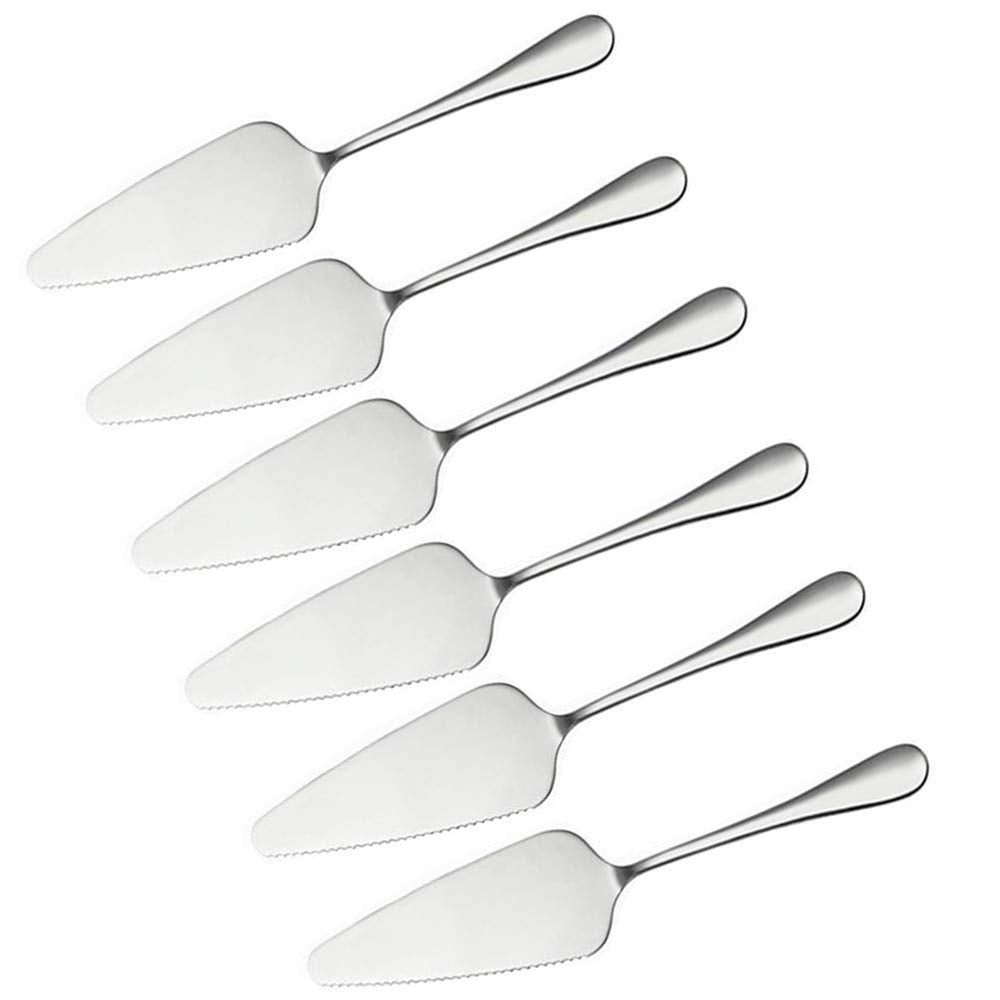 Senover – Conjunto de 6 Servidores para Pastel, Pizza y Tarta en Acero Inoxidable