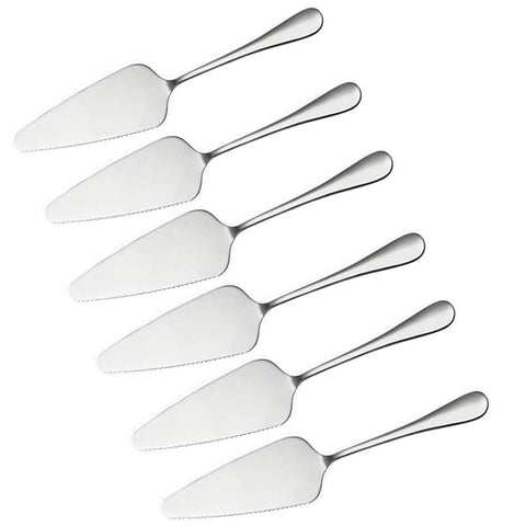 Senover – Conjunto de 6 Servidores para Pastel, Pizza y Tarta en Acero Inoxidable