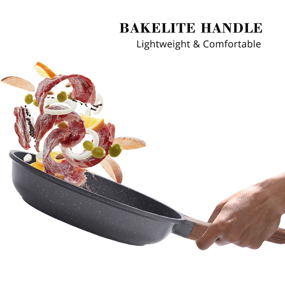 SENSARTE cacerola 4.5QT con tapa para cocinar en familia.