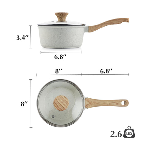 Diseño versátil para uso diario: avena, sopas, salsas y más.