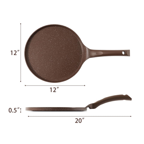 SENSARTE Espátula de madera para extender masa de crepes.