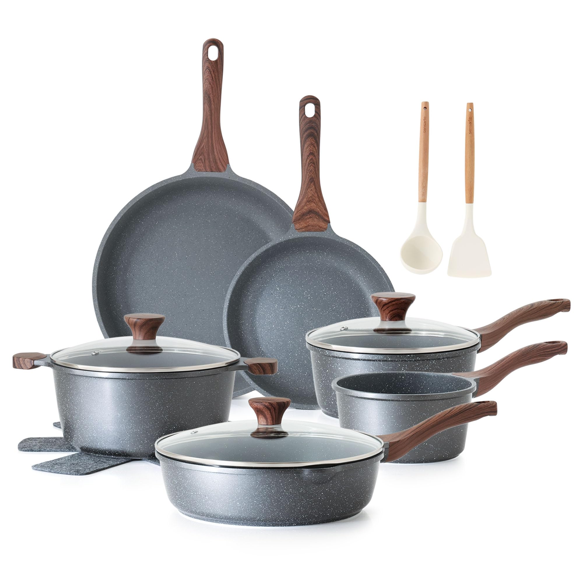 Conjunto SENSARTE 16 piezas con base magnética para inducción.