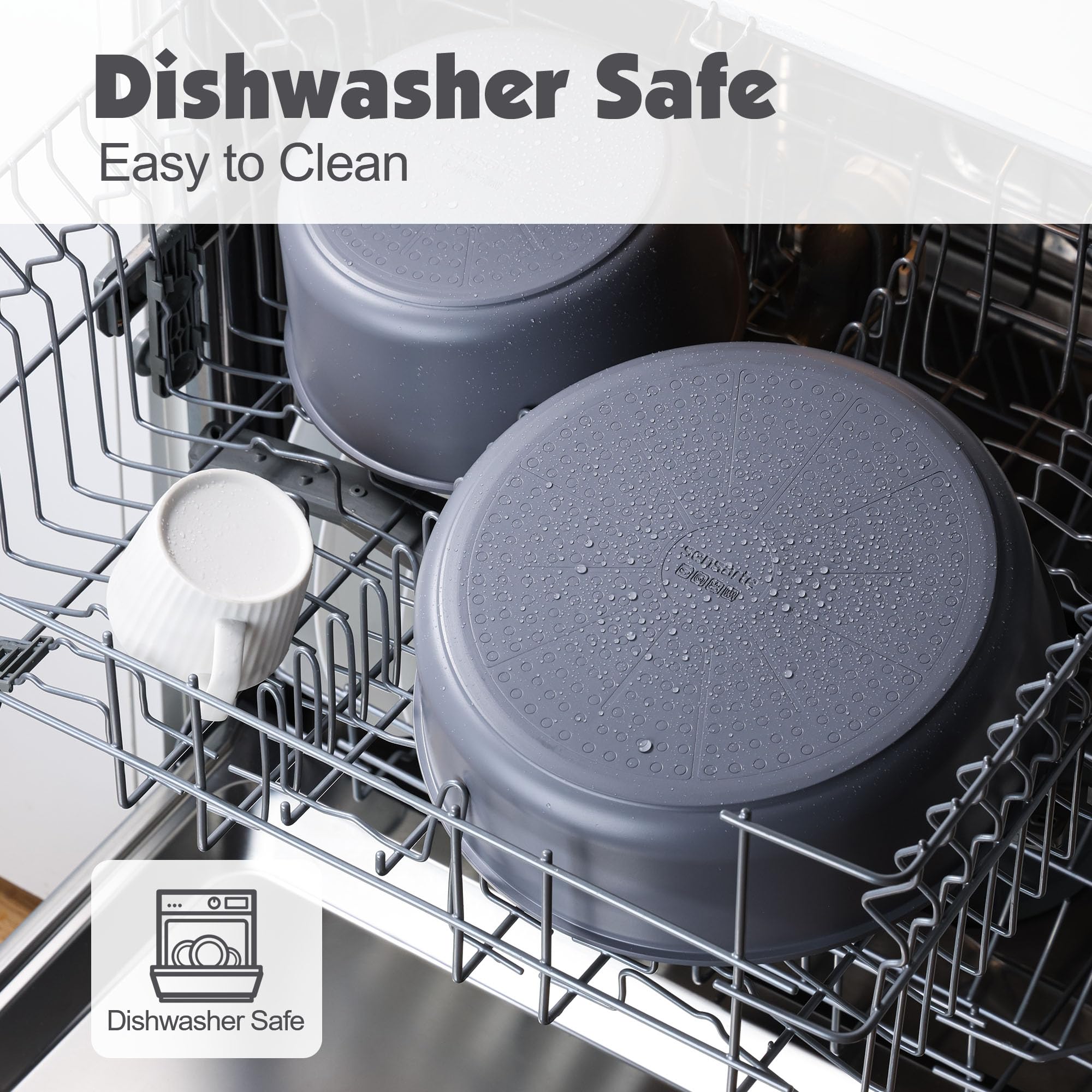 SENSARTE mango desmontable para ollas, almacenamiento compacto