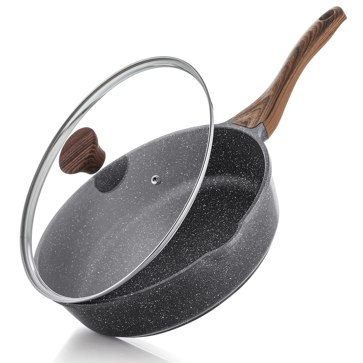 SENSARTE sartén antiadherente granito 10 pulgadas para cocinar con menos aceite