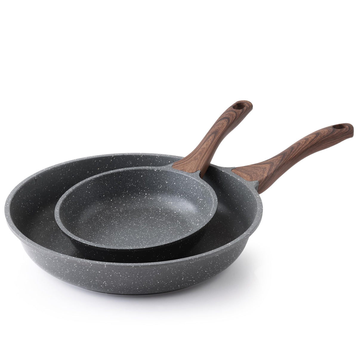 SENSARTE sarten antiadherente granito 8 pulgadas para huevos y cocción limpia.