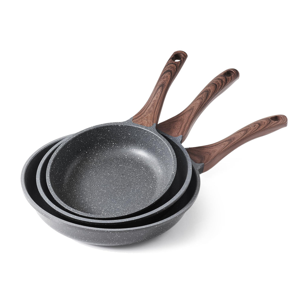 SENSARTE sartén antiadh. granito de 8 pulgadas para freír huevos sin pegar.