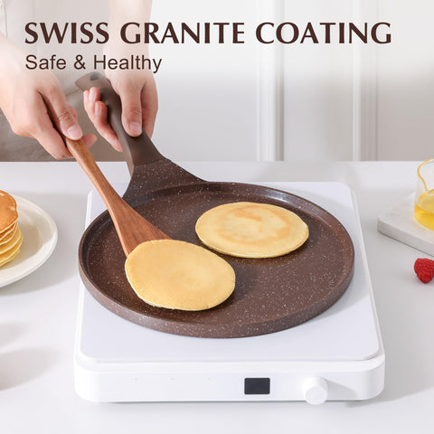 La SENSARTE sartén base inoxidable conductiva para inducción garantiza cocción uniforme.
