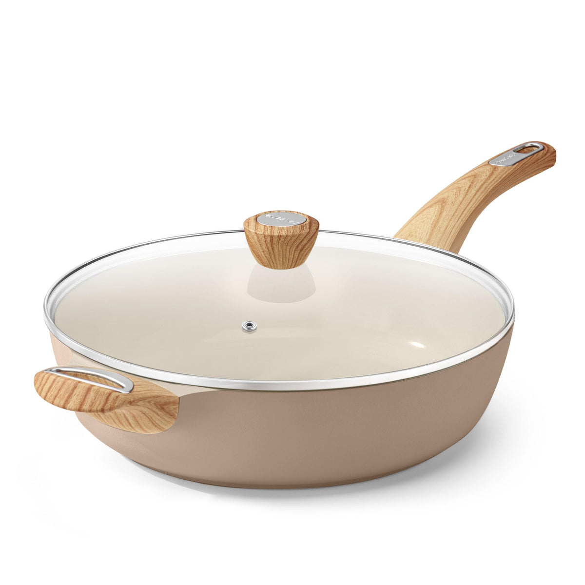 SENSARTE sartén cerámica antiadherente, superficie suave para cocinar con menos aceite