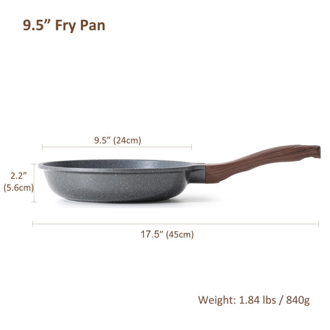 SENSARTE Sartén con mango ergonómico para cocción estable.
