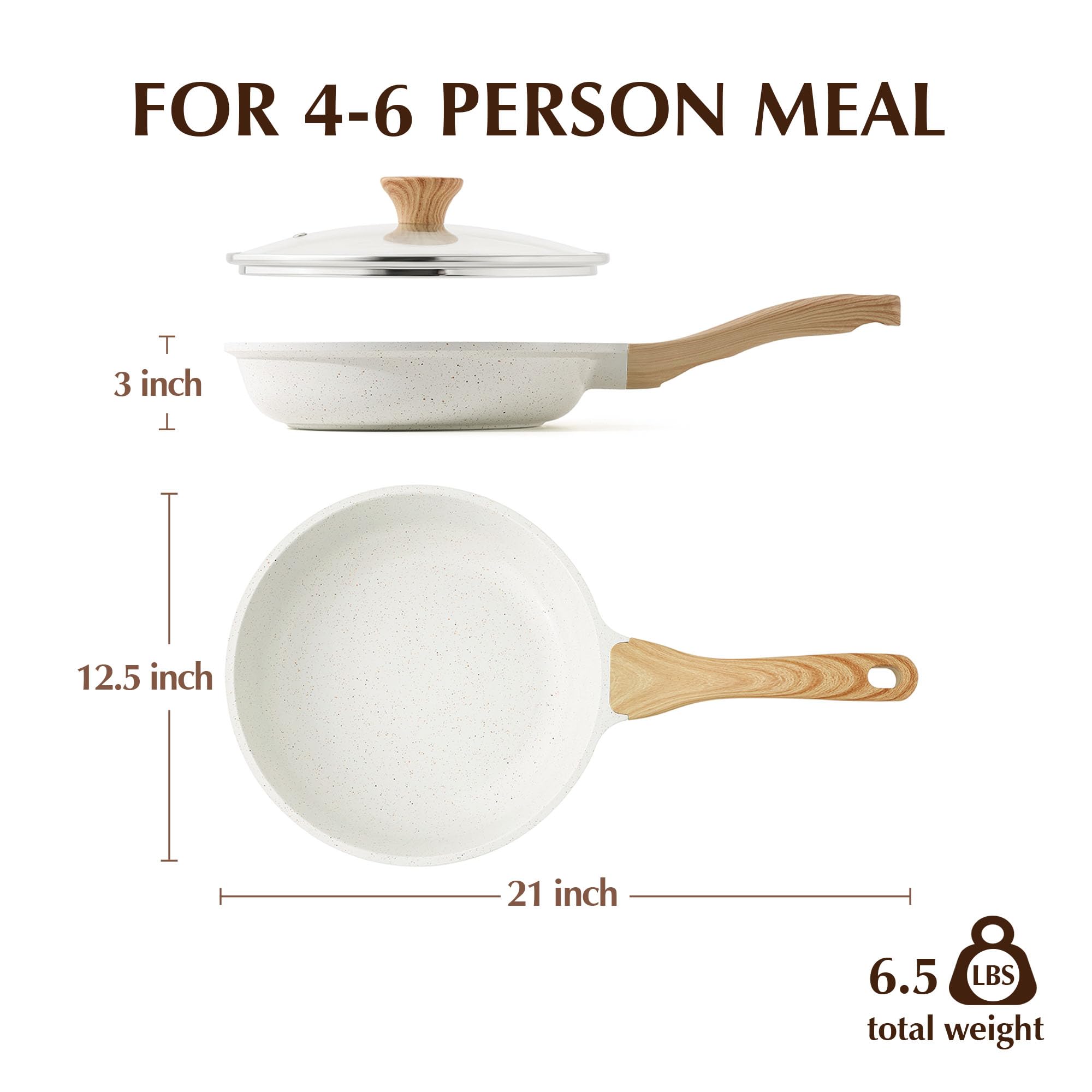 SENSARTE sartén para huevos ideal para desayunos sin pegar