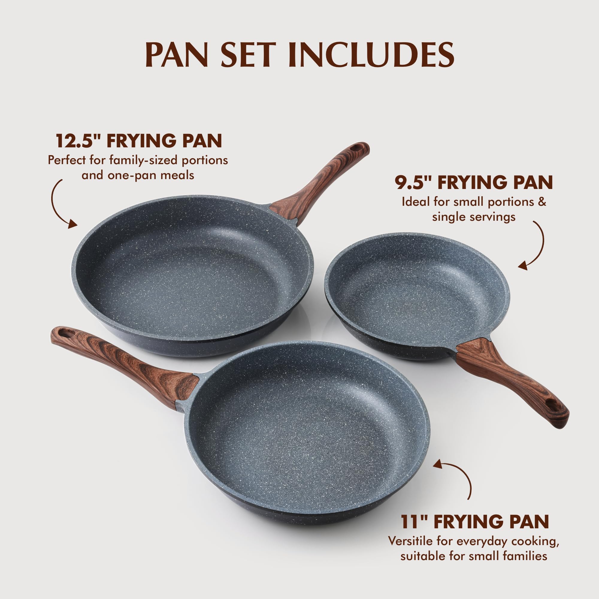SENSARTE mango frío ergonómico para cocinar con comodidad.