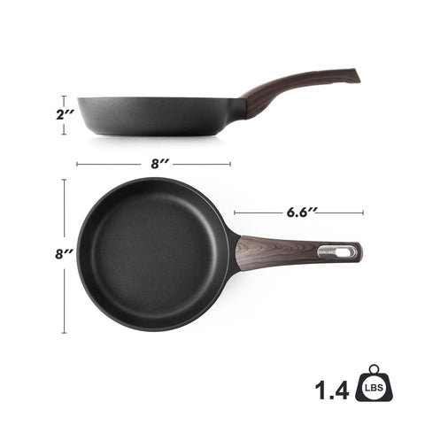 SENSARTE sartén para huevos y omelette facilita el giro sin pegarse