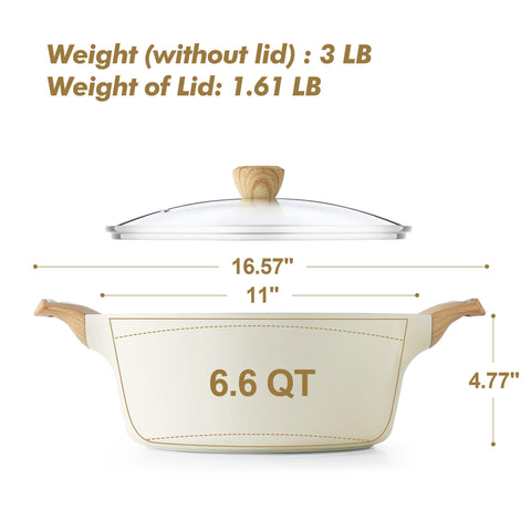 Olla SENSARTE ideal para hervir pasta y guisos