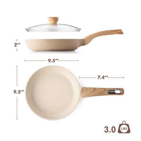 Ideal para preparar huevos y omelettes con facilidad.