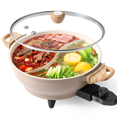 SENSCHEF TWIN divisor de sabores para dos caldos sin mezclar