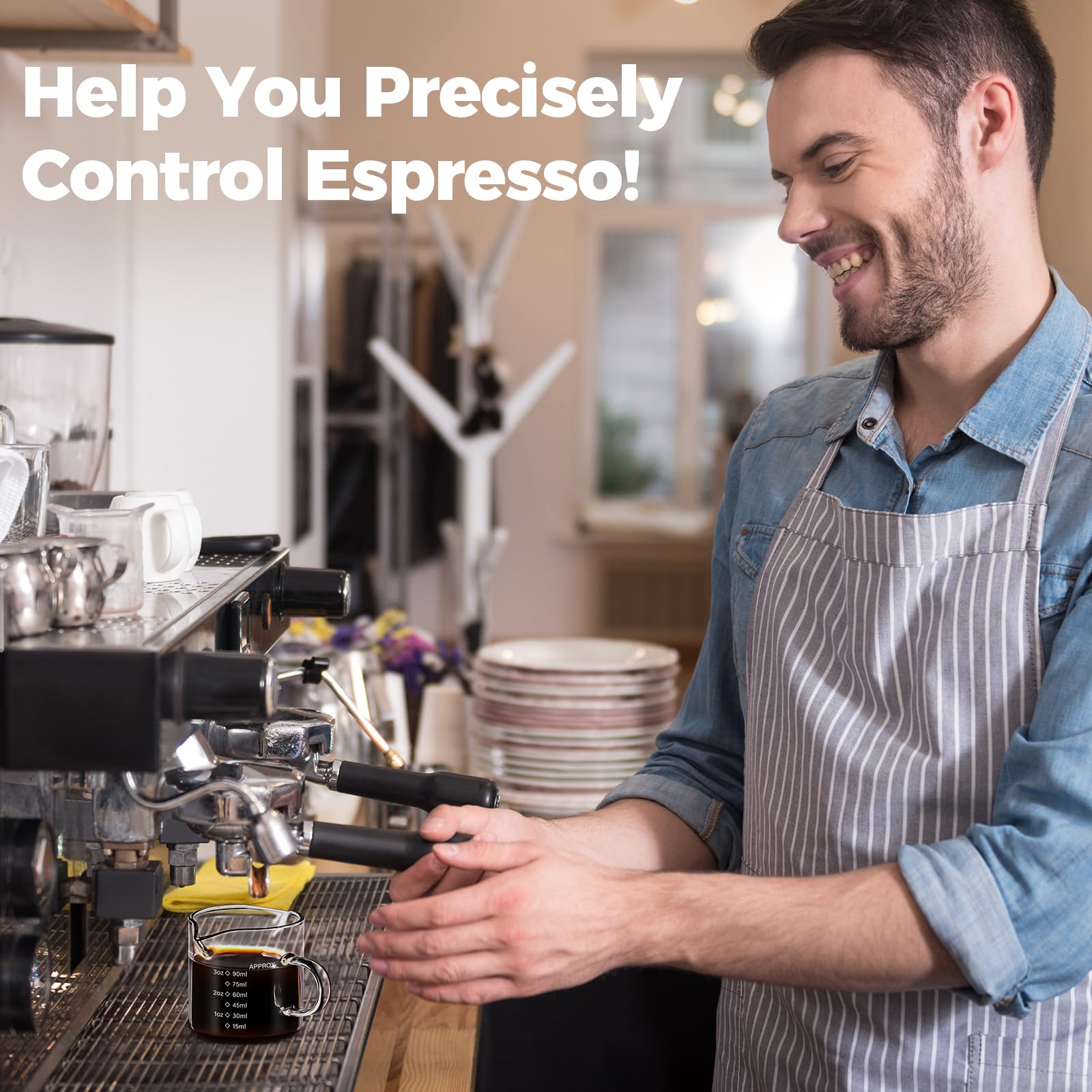 Sentvend juego espresso para casa, complemento ideal de la cocina.