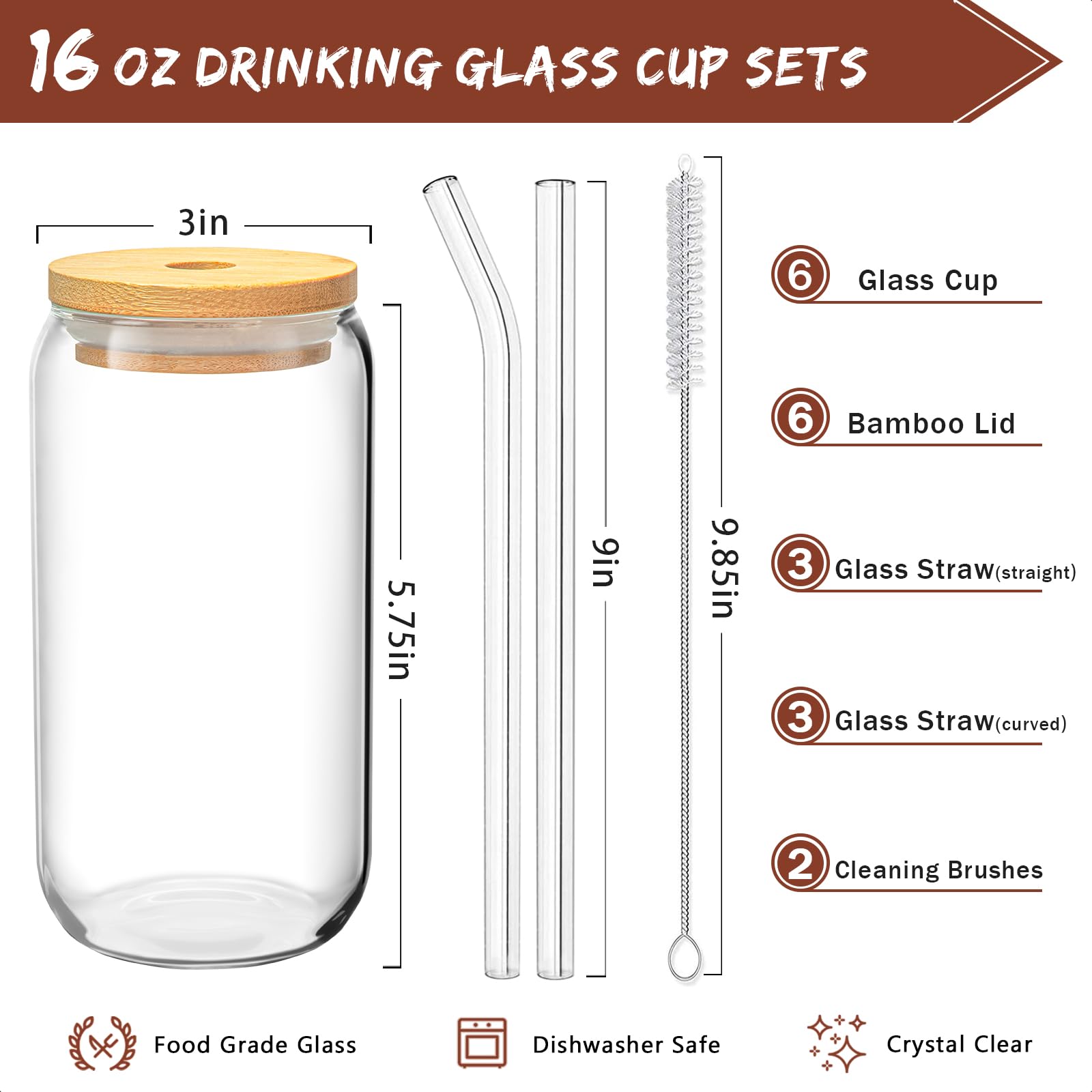 Tapas de bambú SENTVEND para vasos de cristal, mantienen la bebida fresca con estilo.