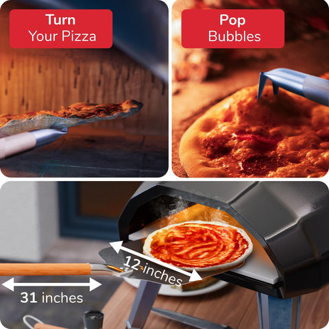 Senwosa conjunto para pizza completo para preparar y servir en casa.