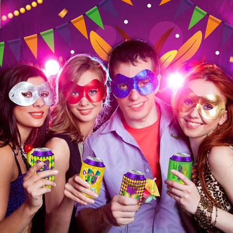 SEPGLITTER fundas para latas 12-16 onzas, tamaño cómodo para bebidas.