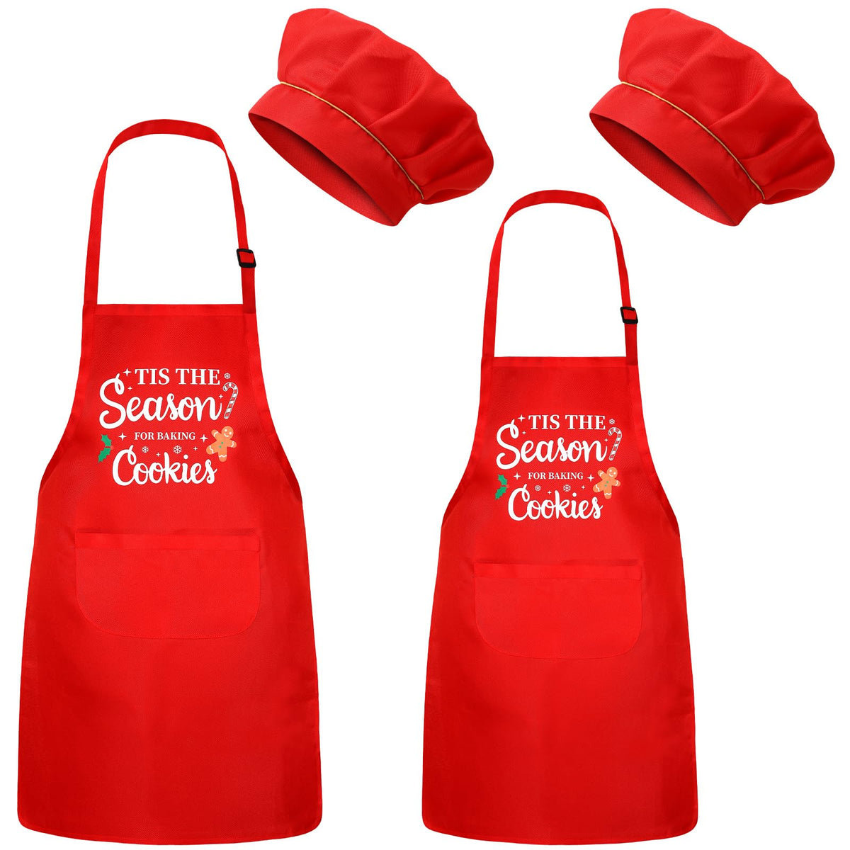 SEPGLITTER delantal navidad para adultos, frontal, protege ropa mientras cocinas.