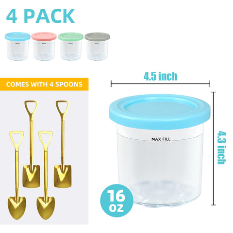 Cucharas gratuitas incluidas para servir helados con Septo Creami.