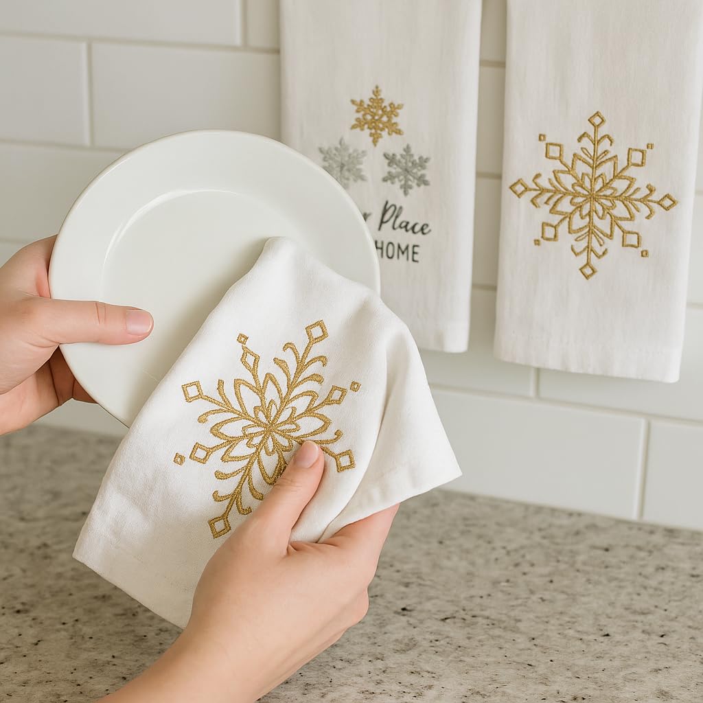Serafina Home: bordado dorado y plateado, toque festivo para encimeras