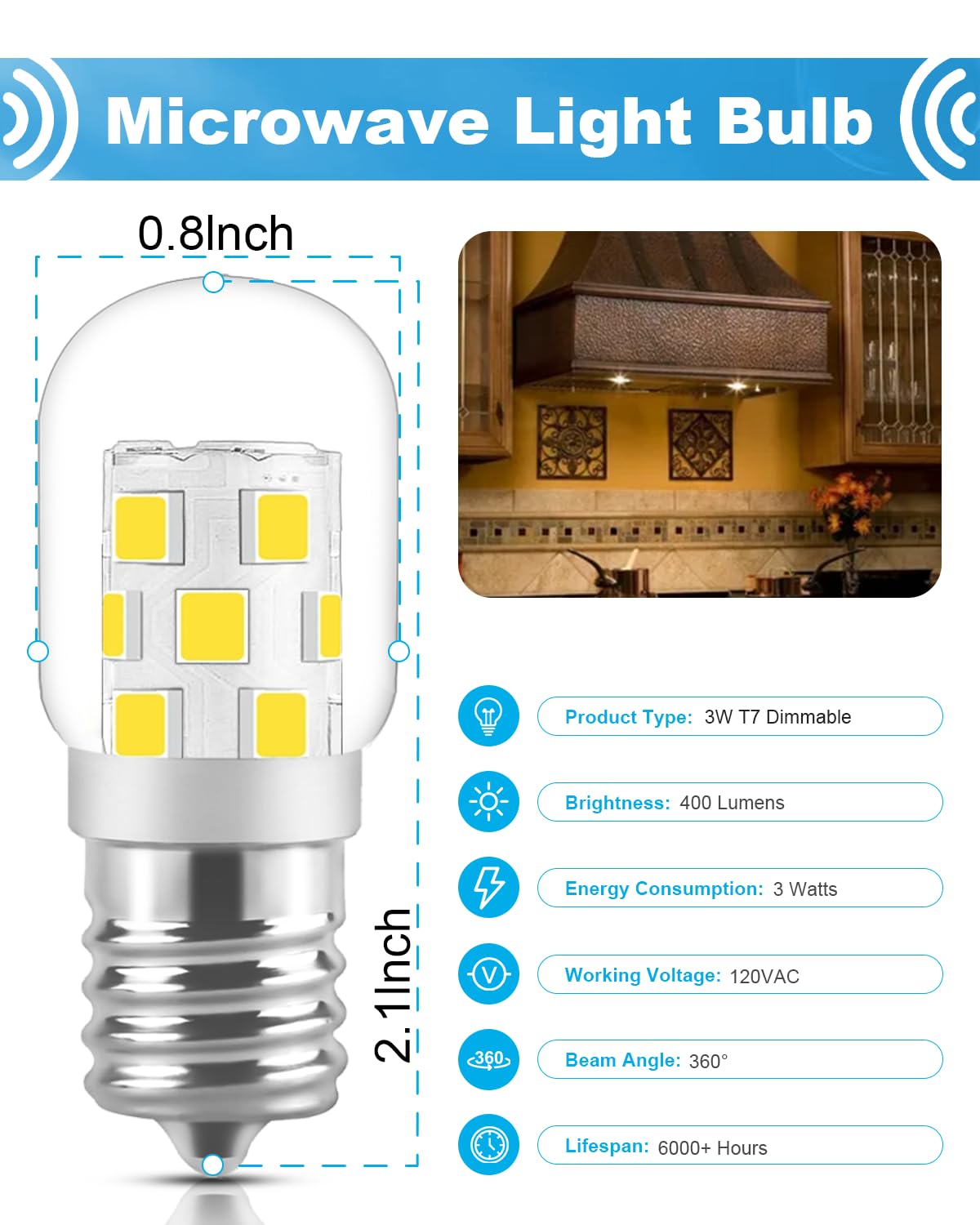 SerBion iluminación LED regulable para mayor control del brillo en la cocina
