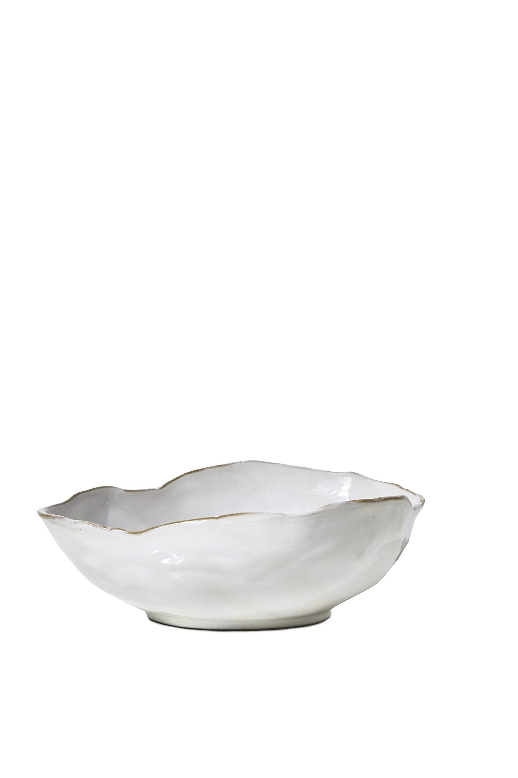 Cuenco Serene Spaces Living con borde abierto, ideal para servir ensaladas