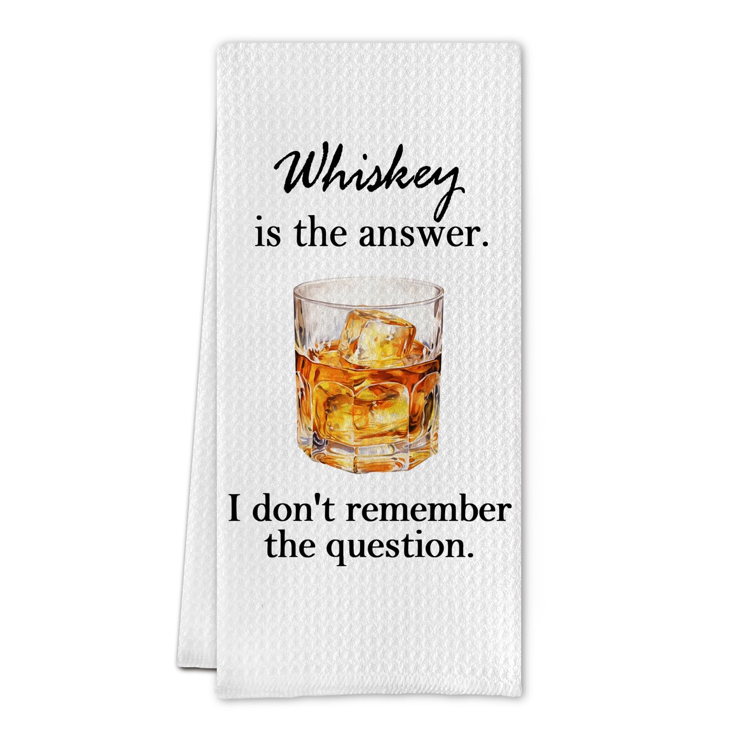 SereneHanctuary toalla de cocina con diseño whisky para secado rápido y estilo.