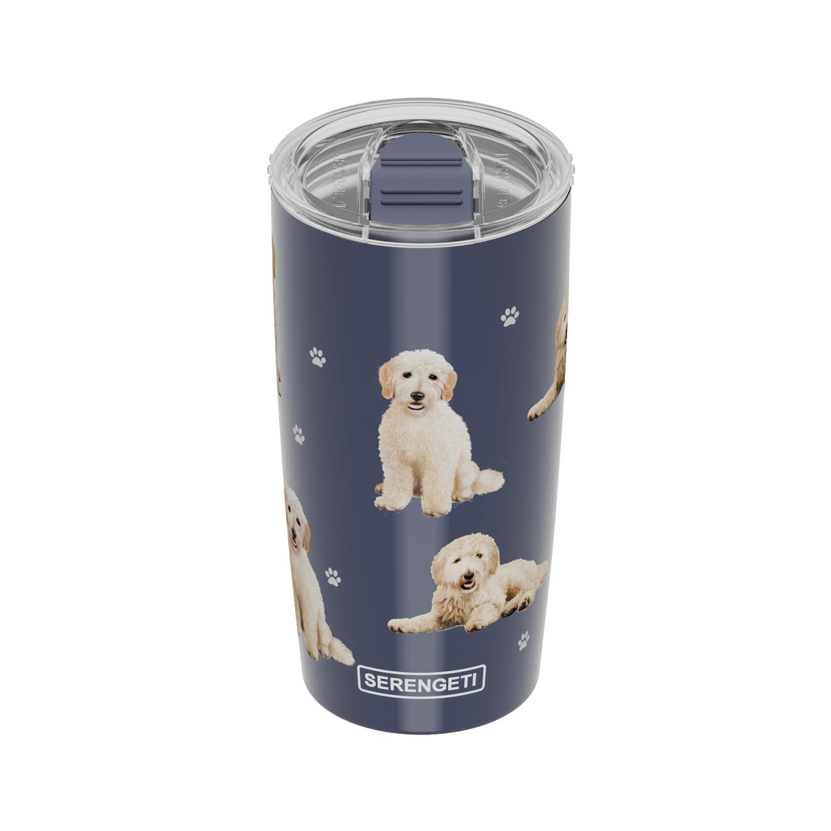 SERENGETI Goldendoodle Tumbler con arte 3D de perro, ideal regalo temático
