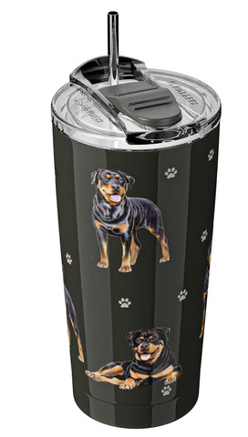 SERENGETI Rottweiler: vaso termo aislado con acabado duradero.