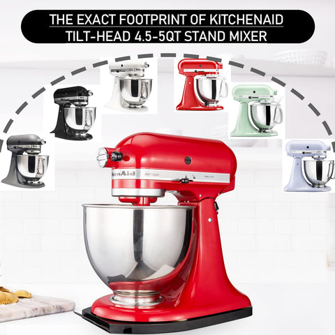SERMICLE mover de mixer: bandeja deslizante protege el mostrador mientras se desplaza.