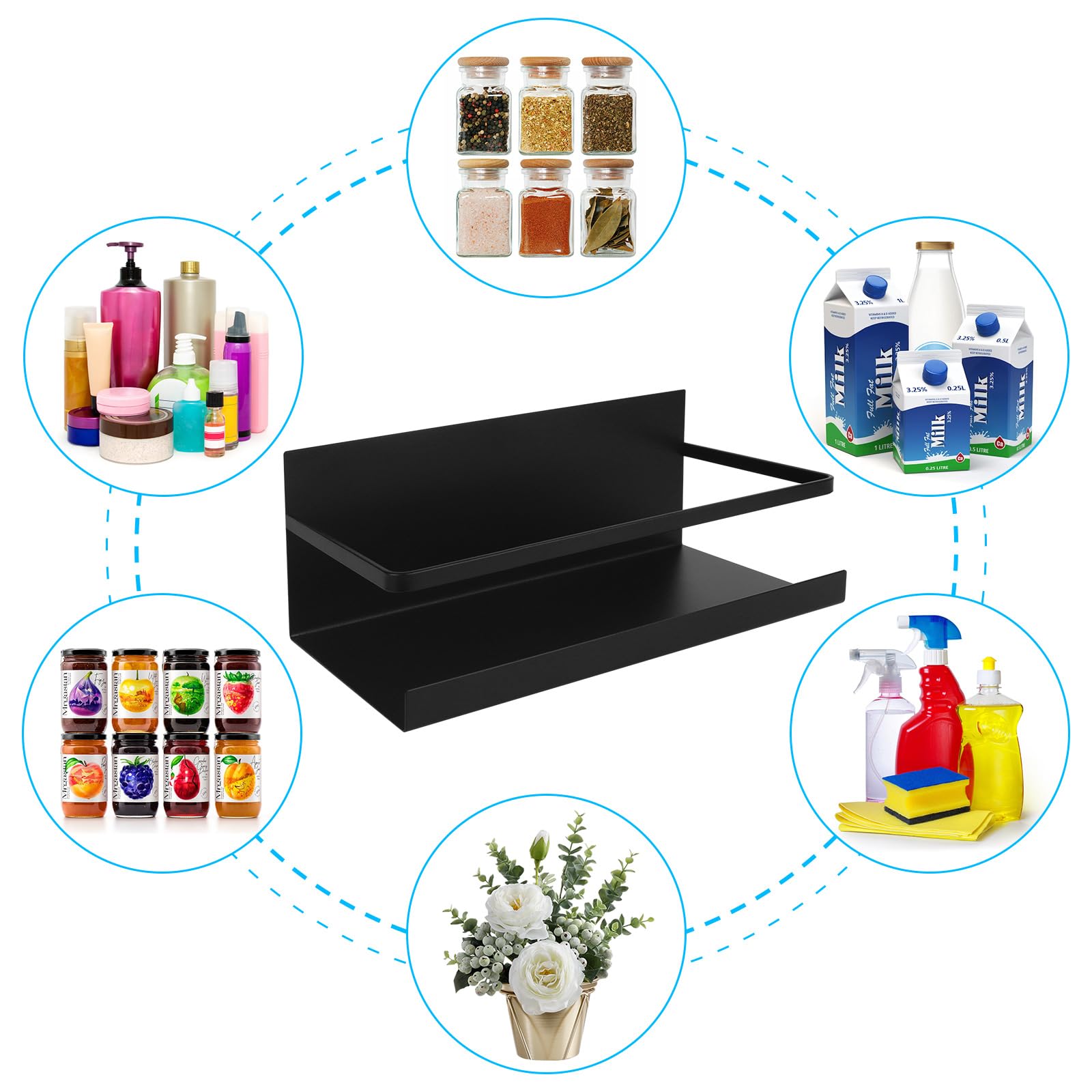 Seropy uso múltiple para especias y accesorios en cocina.