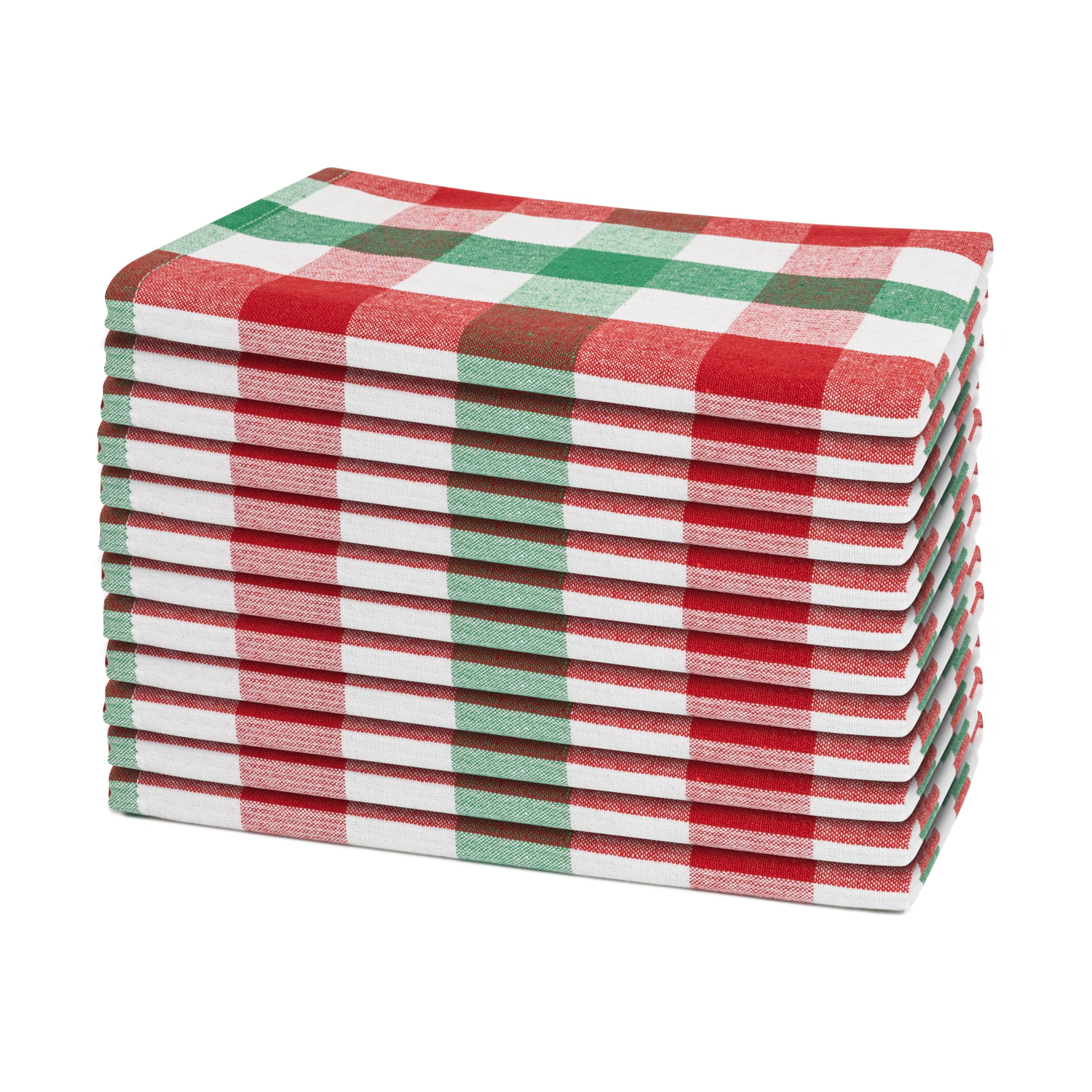 Mercado Algodón Orgánico servilletas navideñas de 20x20 cm para mesa elegante