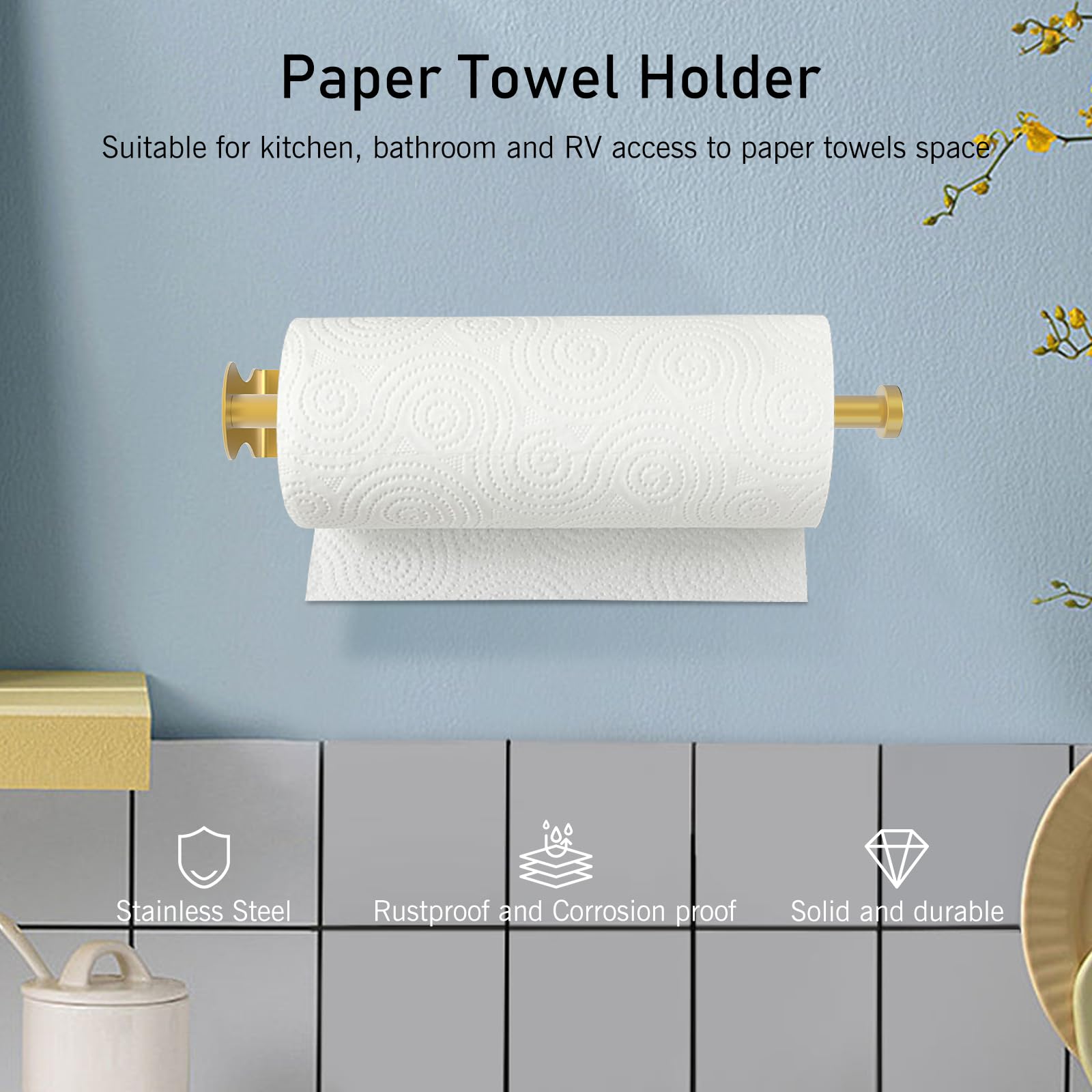 SetSail uso en baño mantiene el papel seco y a mano.