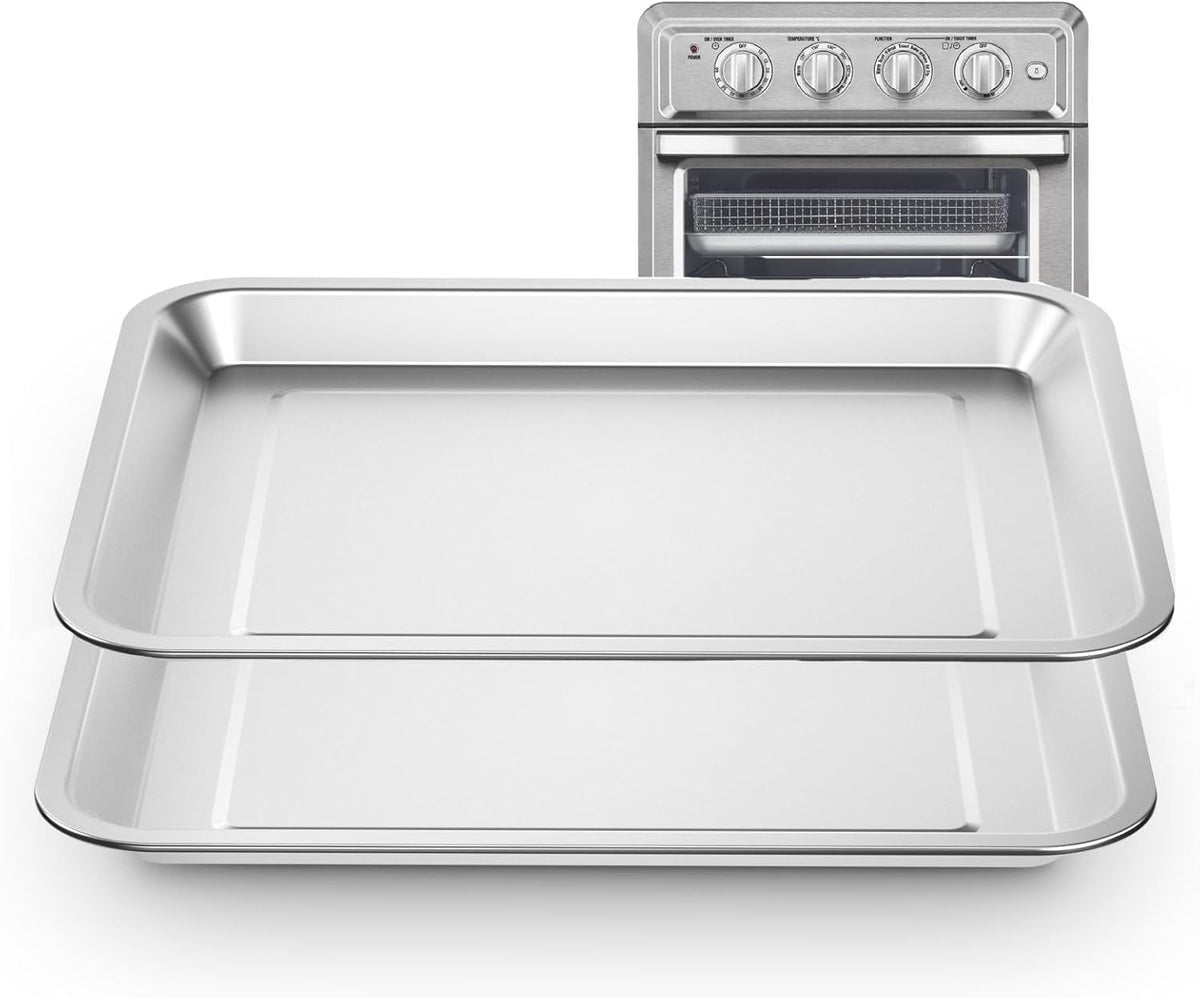 SettleDown bandeja de horno de acero inoxidable compatible con TOA60 para hornear.