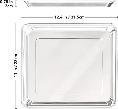 SettleDown bandeja de horno de acero inoxidable compatible con TOA65 para hornear.