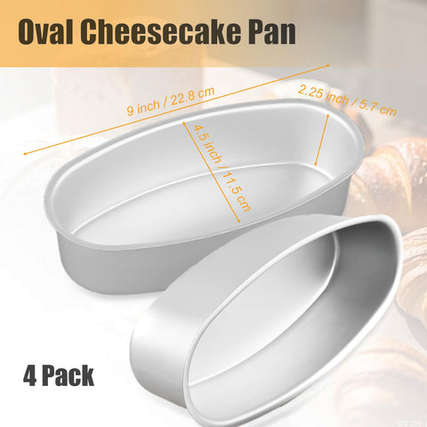 Seuqhck molde oval antiadherente, desmolde sin esfuerzo al hornear.