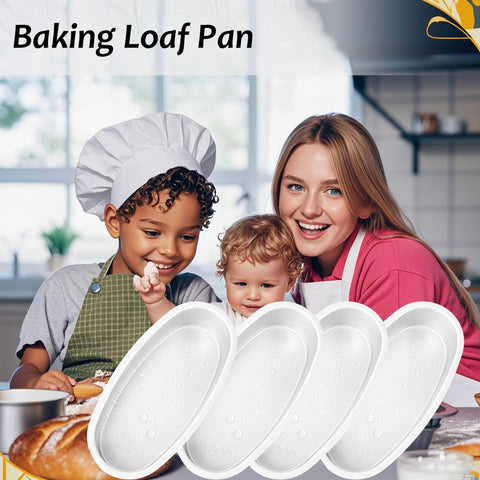Seuqhck molde oval aluminio, perfecto para tiramisú y pasteles caseros.