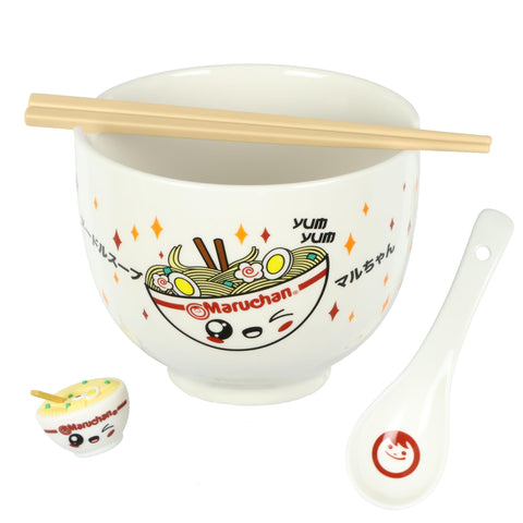 Cuenco Seven Times Six para ramen con diseño kawaii, ideal para comidas diarias.